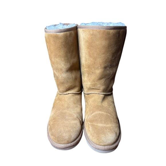 Koolaburra By UGG Classic Brown Suede Boots Women's 9 Winter Sherpa Lined - Picture 4 of 10